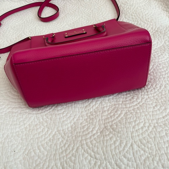 Kate Spade Hot Pink Leather Medium Satchel - Picture 4 of 11